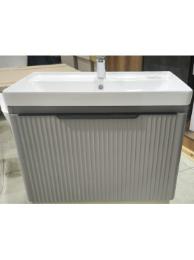 Подвесная тумба Ламис в комплекте с раковиной Selina (700 мм)